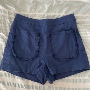70s Style Blue Shorts